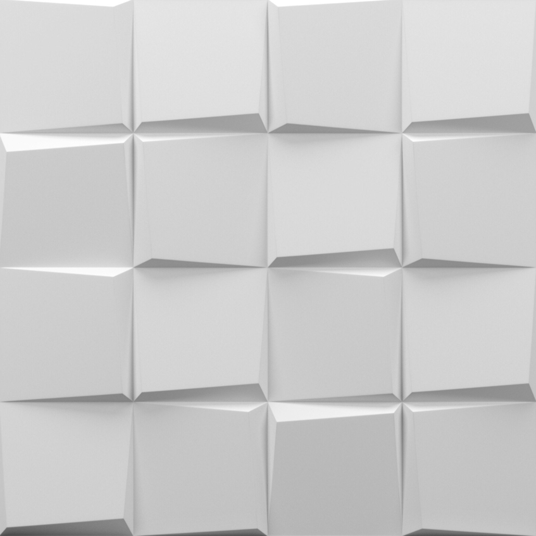 Плитка гіпсова 3D-панель BeautyWalls CITADEL 600×600 мм